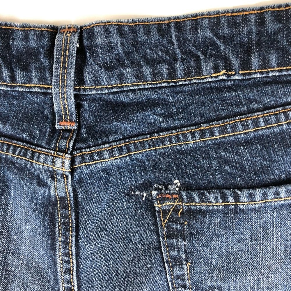 Levi Strauss Signature Womens Jeans Low Rise Boot Cut Dark Wash Stretch 18R - Picture 3 of 4